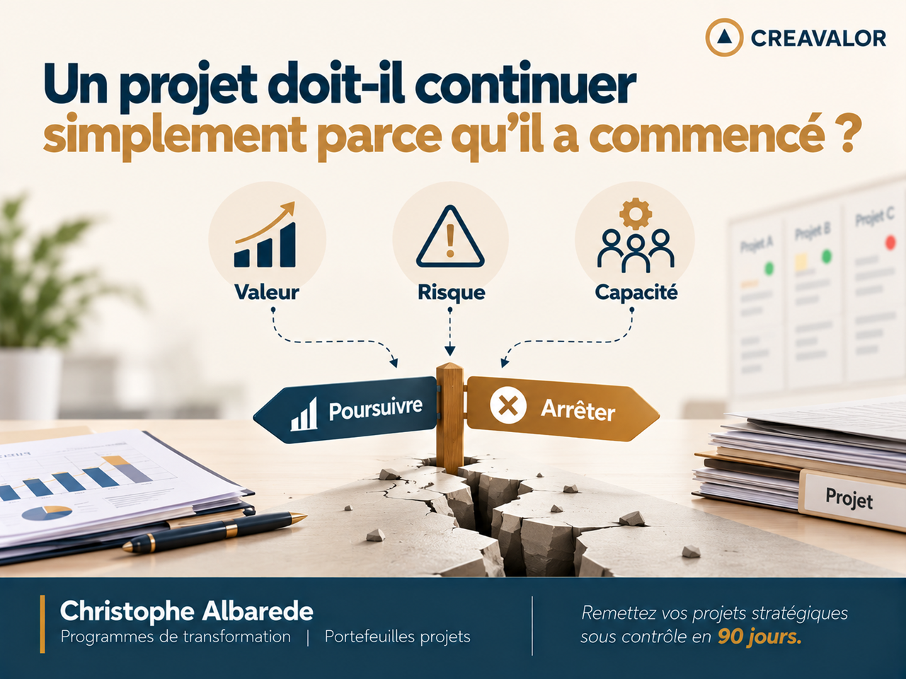 Un projet doit-il continuer simplement parce qu'il a commencé ?