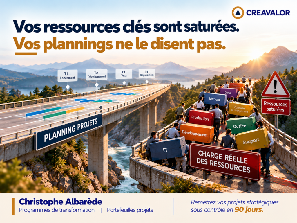 Vos ressources clés sont saturées. Vos plannings ne le disent pas.